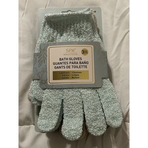 Spa Solutions Exfoliating Bath Gloves 3 Pack